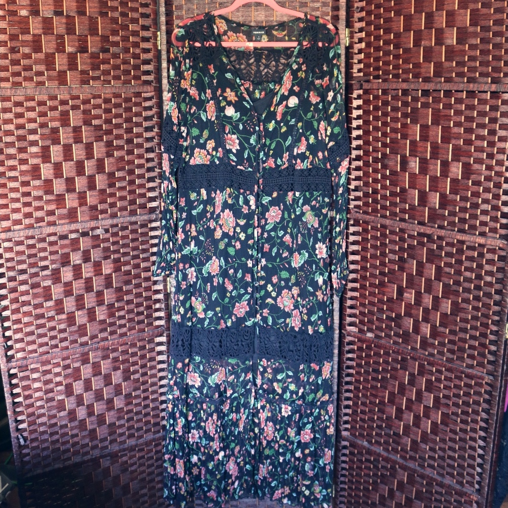 Plus Size Floral Dress